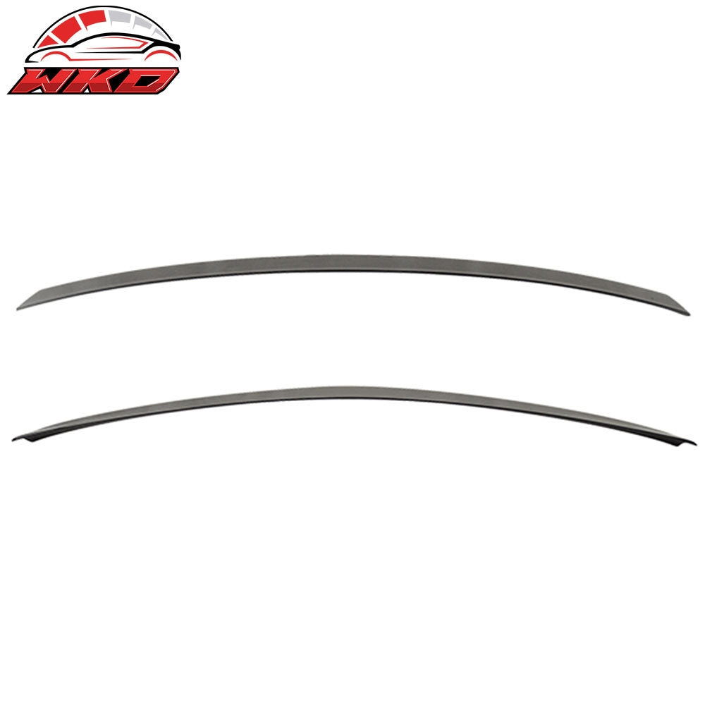 2008-14 Benz W204 4Dr AMG Trunk + OE Roof Spoiler Painted #197 Obsidian Black | Wholesale