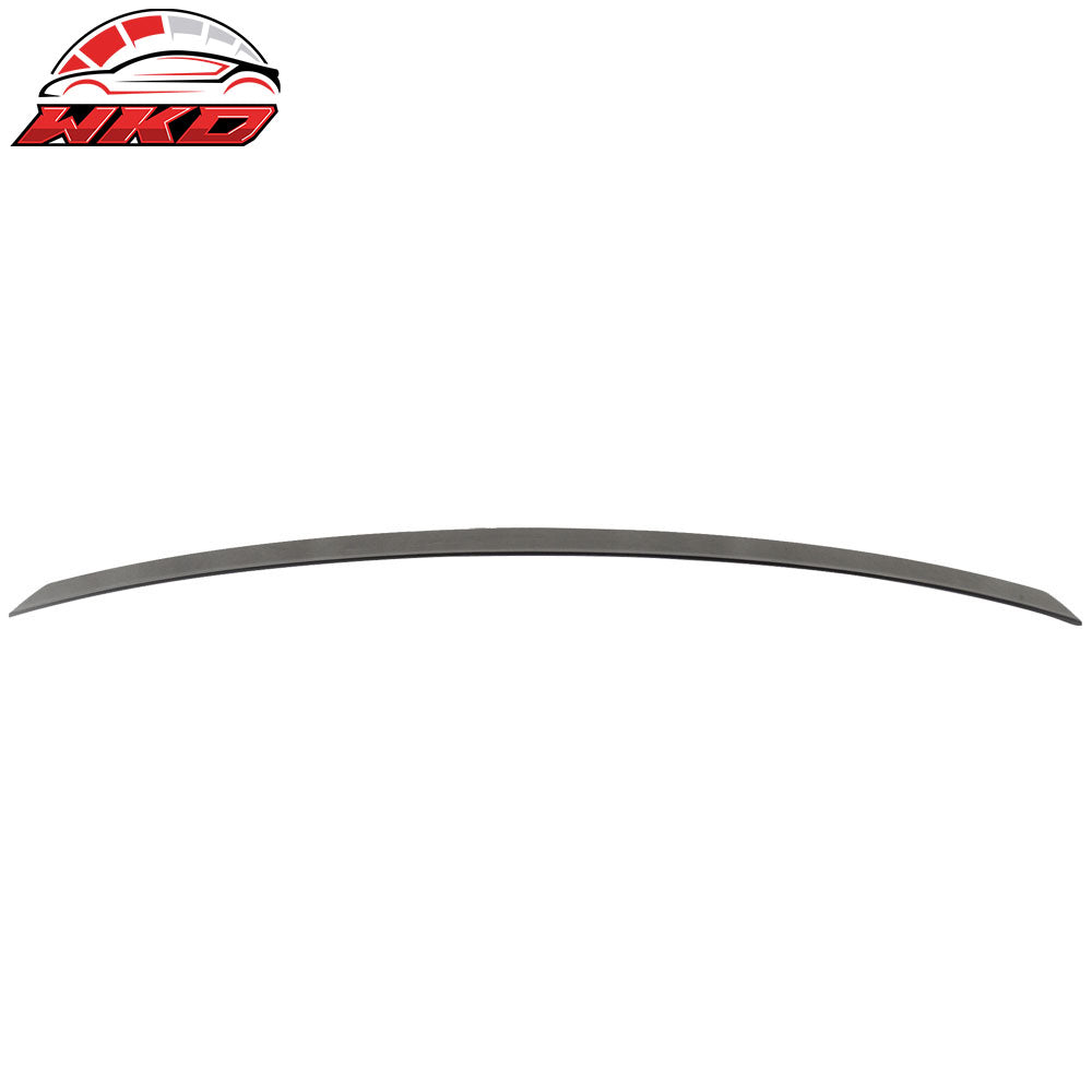 Fits 08-14 Benz W204 4Dr AMG Trunk + OE Roof Spoiler Painted #197 Obsidian Black