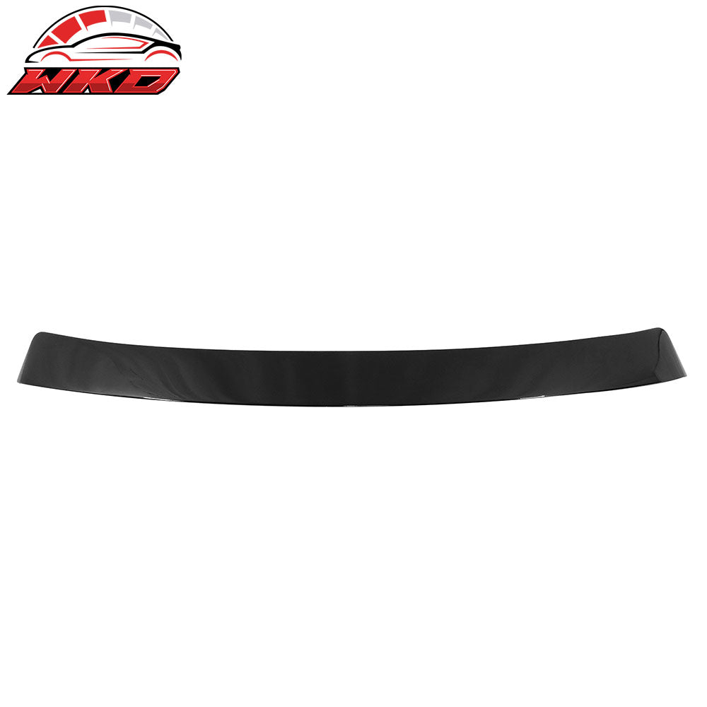 Fits 07-13 W221 Sedan AMG Trunk Spoiler & L Type Roof Wing Painted #040 Black