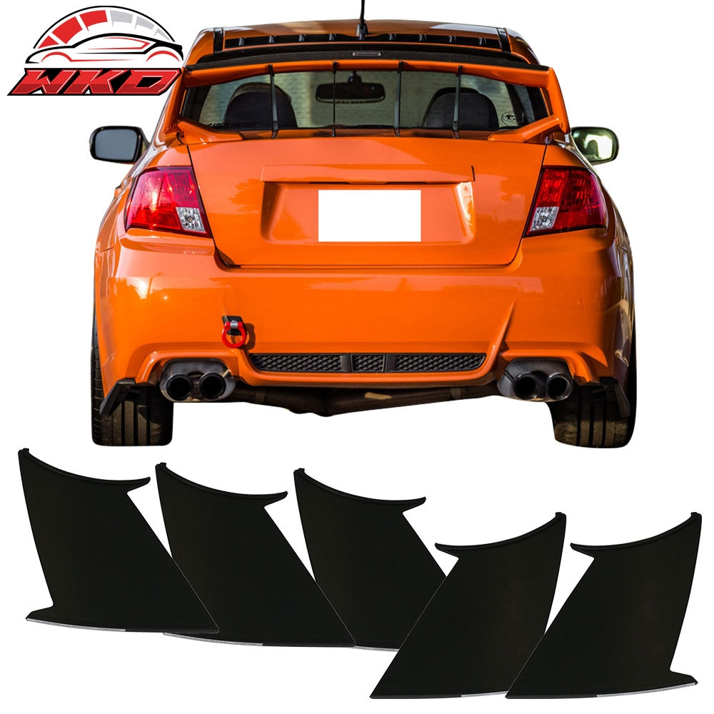 Fits 08-14 Impreza WRX 08-11 Subaru Impreza 5PCS Trunk Spoiler Wing Stabilizer