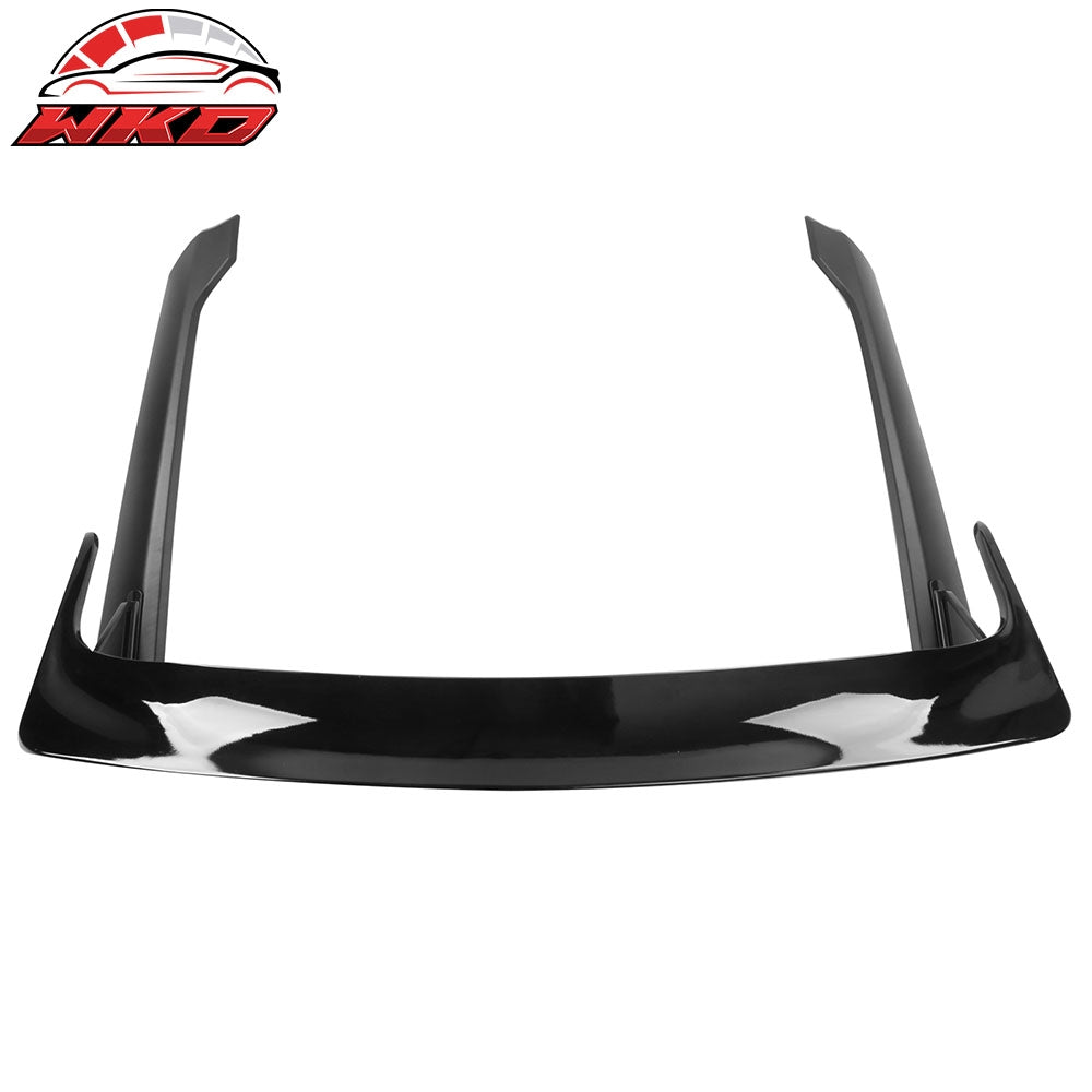 For 22-26 Honda Civic Hatchback Type-R Gloss Black Trunk Spoiler Mounting Plates