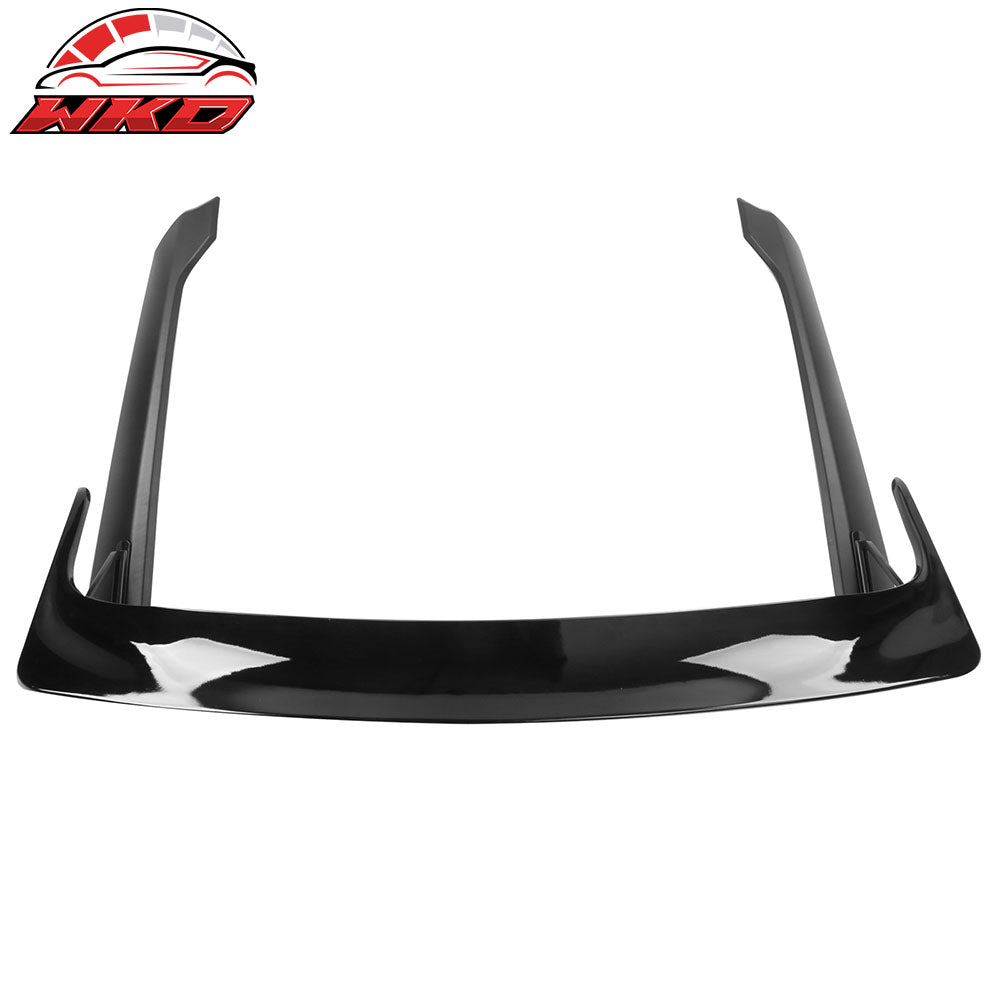 For 22-26 Honda Civic Hatchback Type-R Gloss Black Trunk Spoiler Mounting Plates
