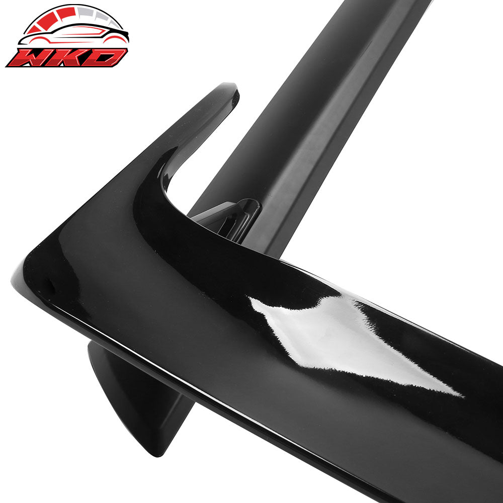 For 22-26 Honda Civic Hatchback Type-R Gloss Black Trunk Spoiler Mounting Plates