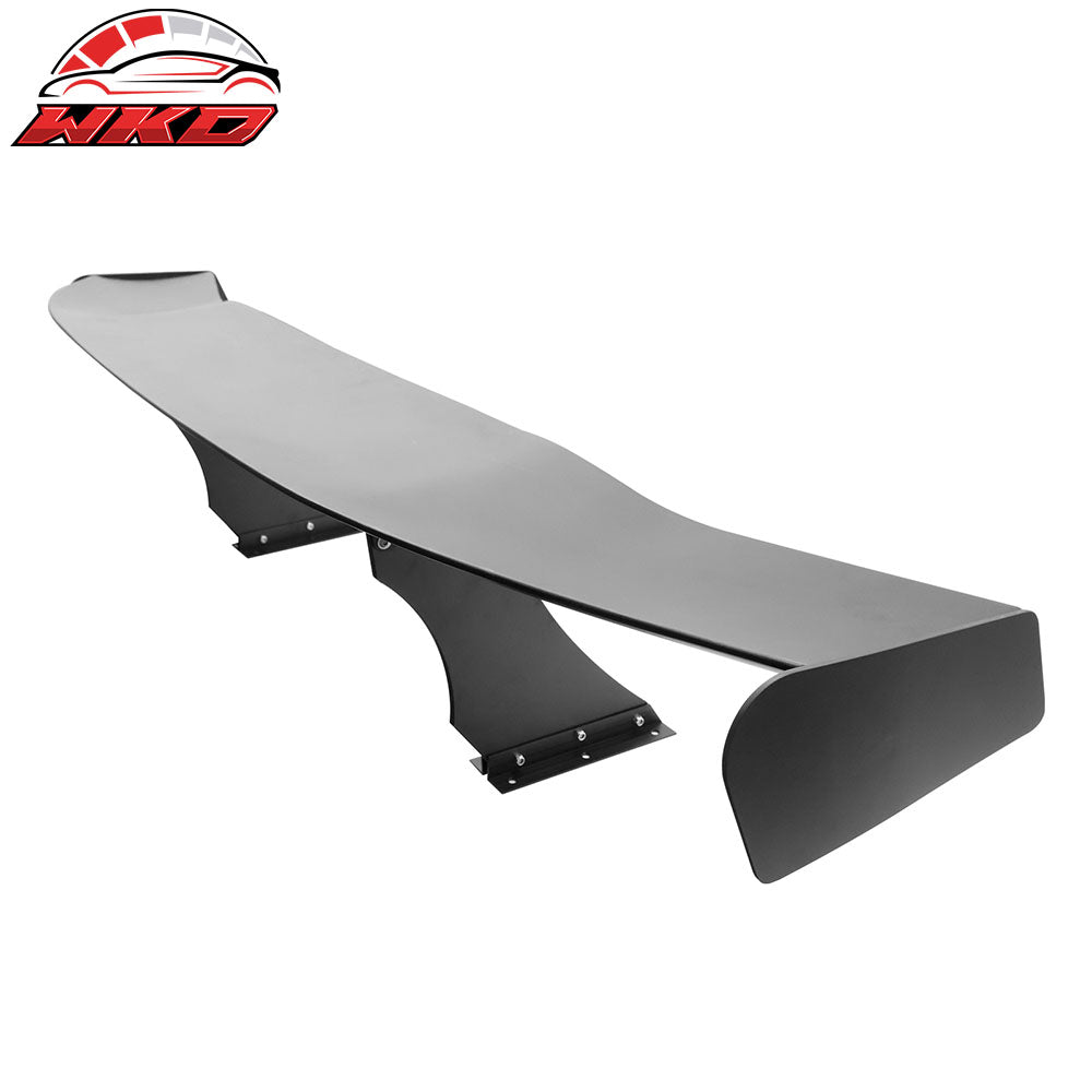 Universal 57" GT Trunk Spoiler Adjustable Rear Racing Wing (V4B Leg + V4C Plate)