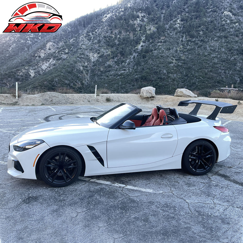 Universal 57" GT Trunk Spoiler Adjustable Rear Racing Wing (V4C Leg + V4D Plate)