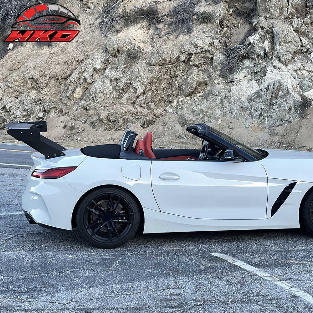 Universal 57" GT Trunk Spoiler Adjustable Rear Racing Wing (V4D Leg + V4A Plate)