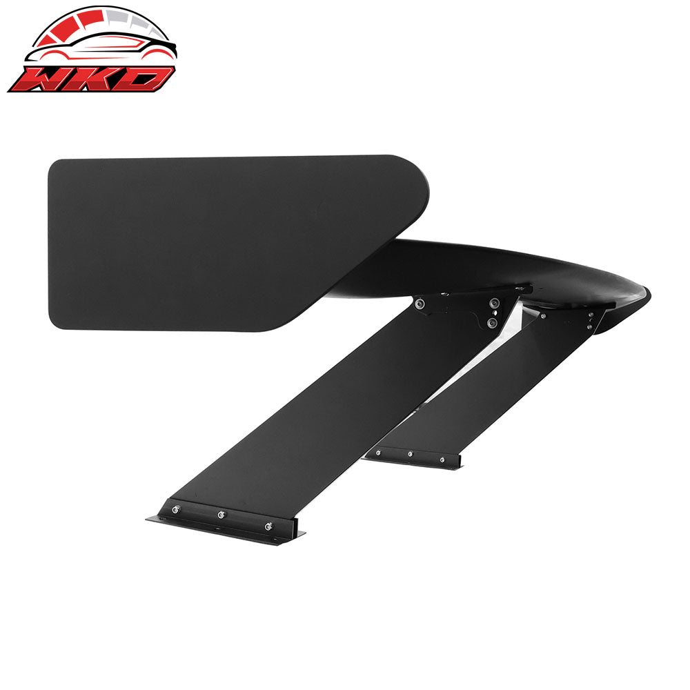 Universal 57" GT Trunk Spoiler Adjustable Rear Racing Wing (V4D Leg + V4A Plate)