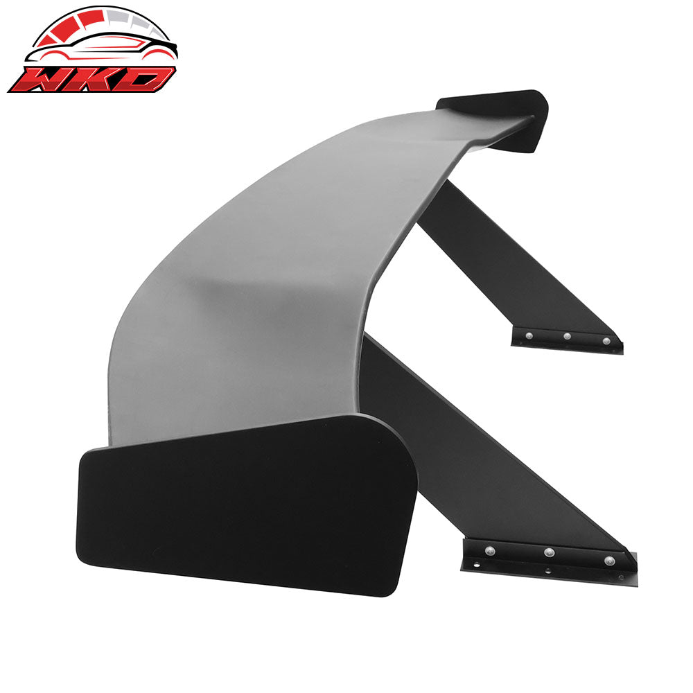 Universal 57" GT Trunk Spoiler Adjustable Rear Racing Wing (V4D Leg + V4C Plate)