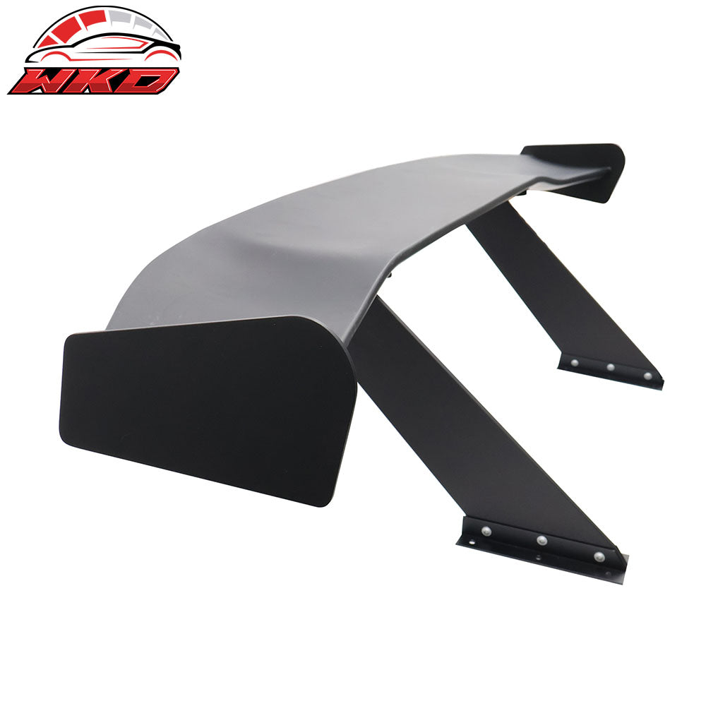 Universal 57" GT Trunk Spoiler Adjustable Rear Racing Wing (V4D Leg + V4C Plate)