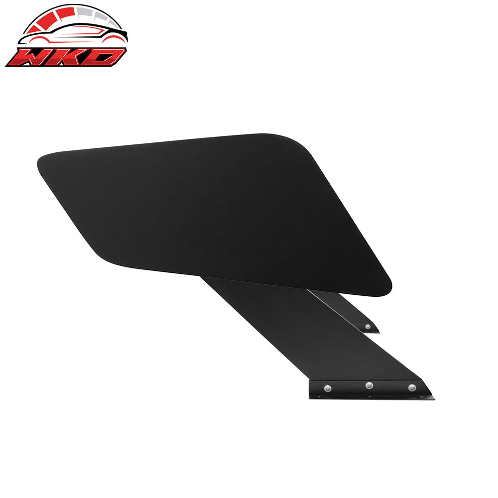 Universal 57" GT Trunk Spoiler Adjustable Rear Racing Wing (V4D Leg + V4D Plate)