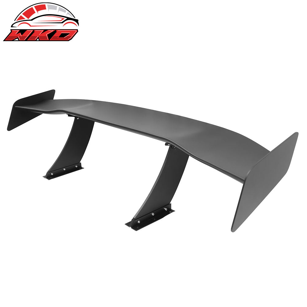 Universal 61" GT Trunk Spoiler Adjustable Rear Racing Wing (V4A Leg + V4D Plate)