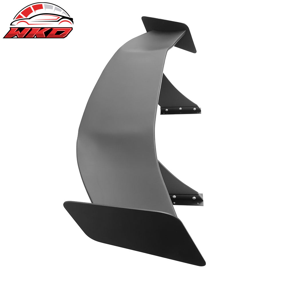 Universal 61" GT Trunk Spoiler Adjustable Rear Racing Wing (V4A Leg + V4D Plate)