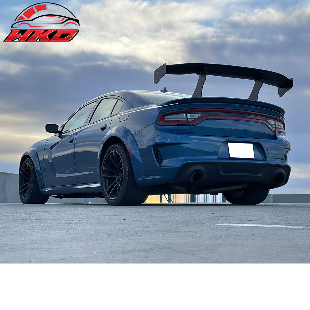 Universal 61" GT Trunk Spoiler Adjustable Rear Racing Wing (V4B Leg + V4C Plate)
