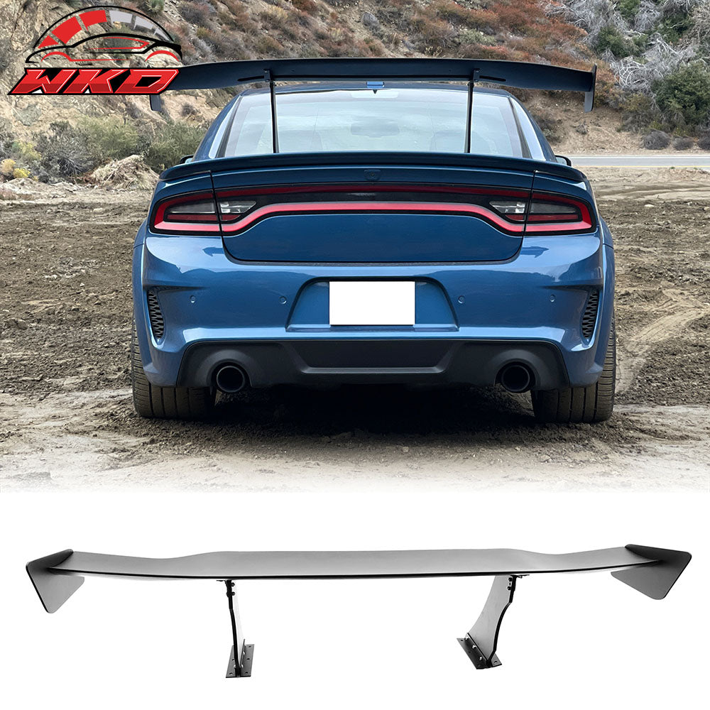 Universal 61" GT Trunk Spoiler Adjustable Rear Racing Wing (V4B Leg + V4D Plate)