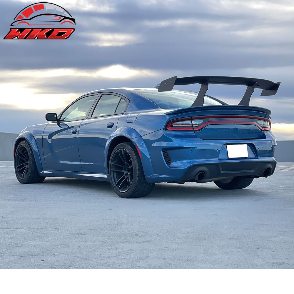 Universal 61" GT Trunk Spoiler Adjustable Rear Racing Wing (V4B Leg + V4D Plate)