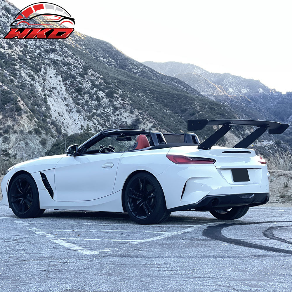 Universal 61" GT Trunk Spoiler Adjustable Rear Racing Wing (V4D Leg + V4A Plate)