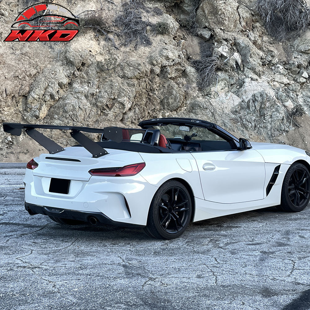 Universal 61" GT Trunk Spoiler Adjustable Rear Racing Wing (V4D Leg + V4C Plate)