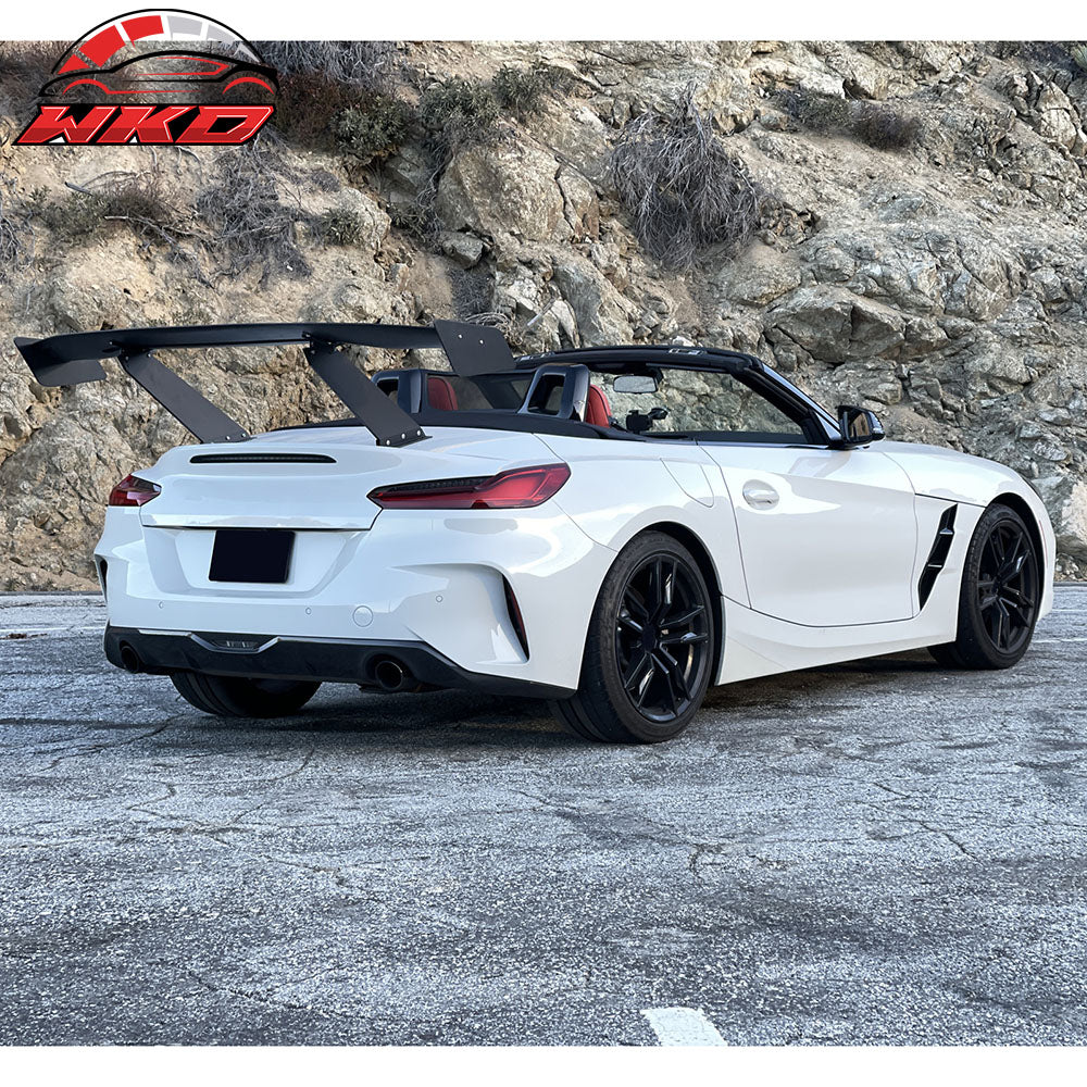 Universal 61" GT Trunk Spoiler Adjustable Rear Racing Wing (V4D Leg + V4D Plate)