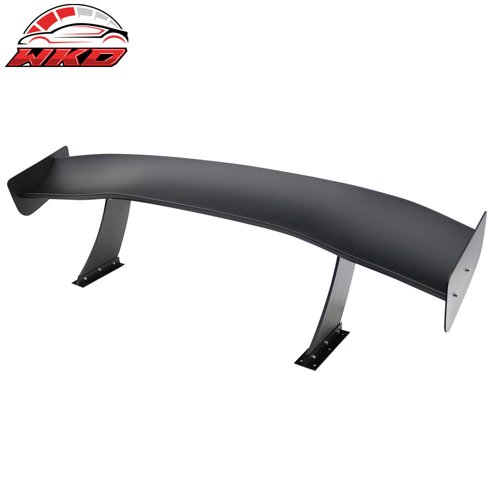 Universal 67" GTC300 Style Trunk Spoiler Rear Racing Wing (V4A Leg + Side Plate)