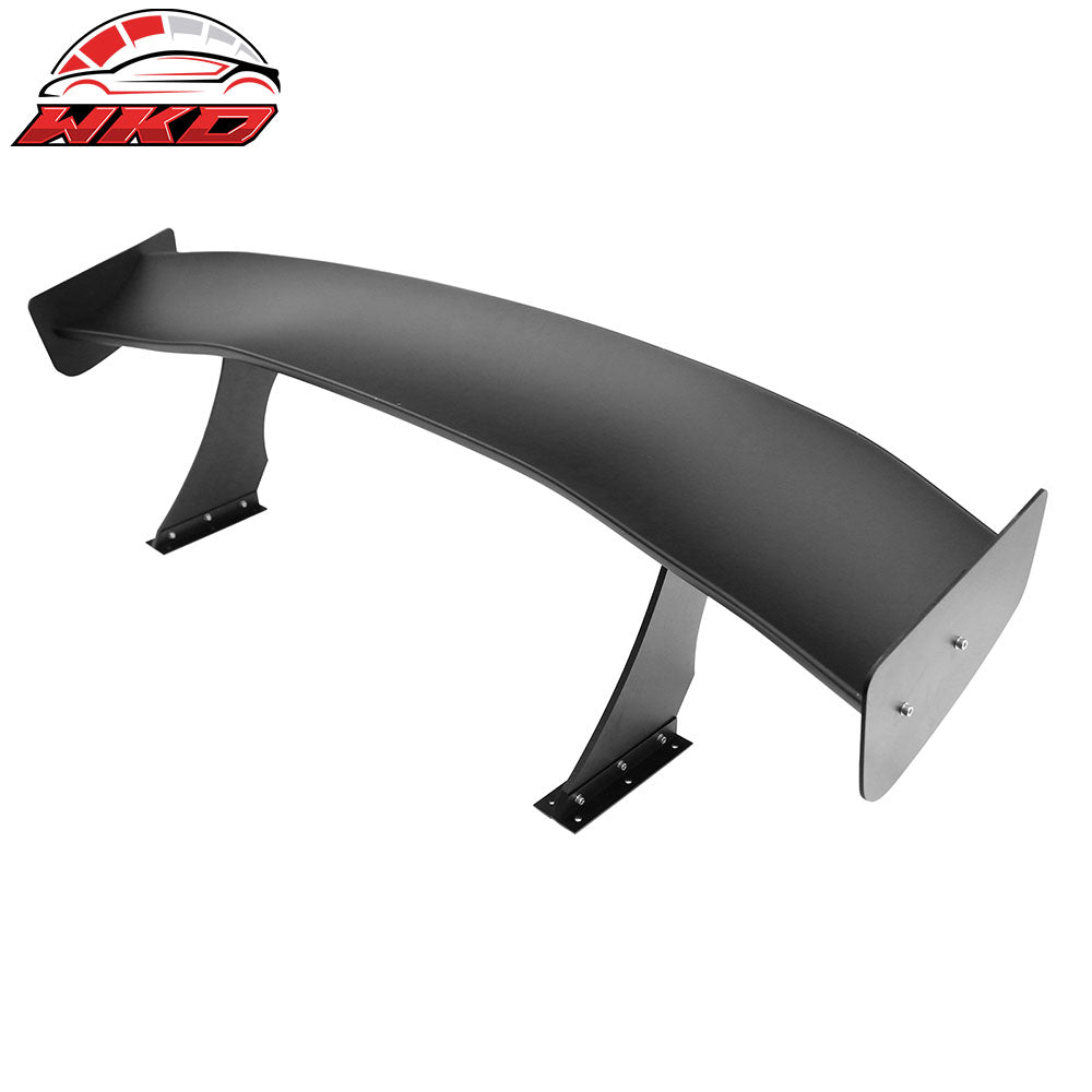 Universal 67" GTC300 Style Trunk Spoiler Rear Racing Wing (V4B Leg + Side Plate)