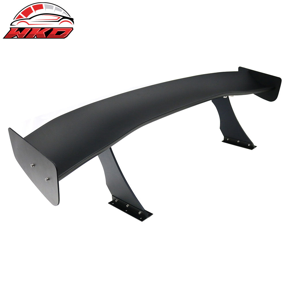 Universal 67" GTC300 Style Trunk Spoiler Rear Racing Wing (V4B Leg + Side Plate)