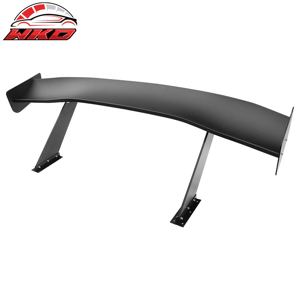 Universal 67" GTC300 Style Trunk Spoiler Rear Racing Wing (V4D Leg + Side Plate)