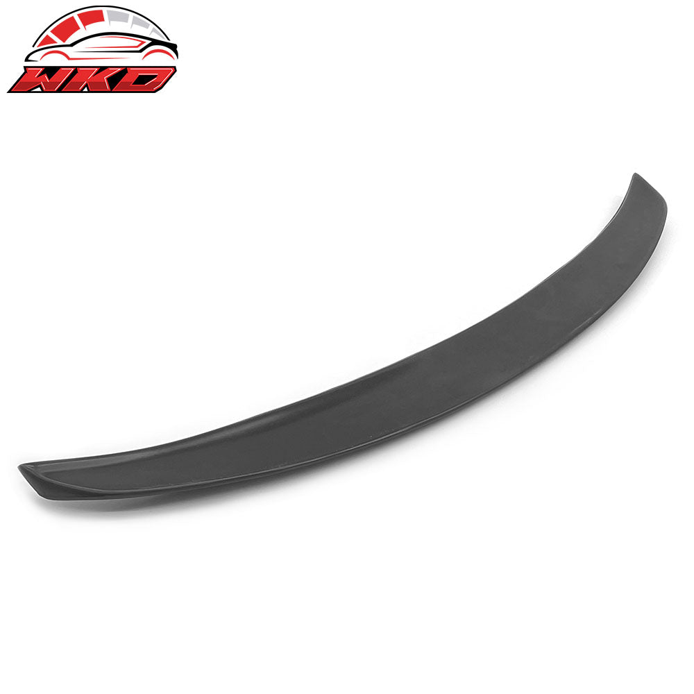 Fits 15-20 BMW F82 M4 3D Style Rear Trunk Spoiler Wing Tail Deck Lip Black PU