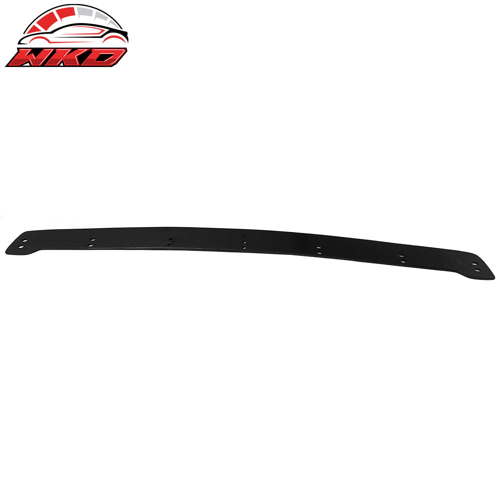 Universal 52" Unpainted Black Trunk Spoiler Gurney Flap Wicker Bill W/ Hardware
