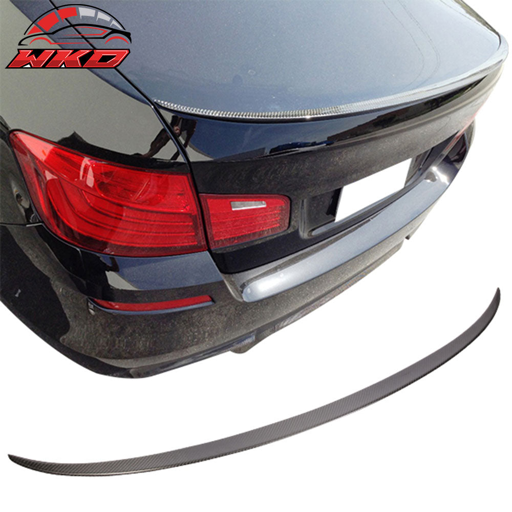 Fits 11-16 BMW 5-Series F10 M5 Style Trunk Spoiler Carbon Fiber