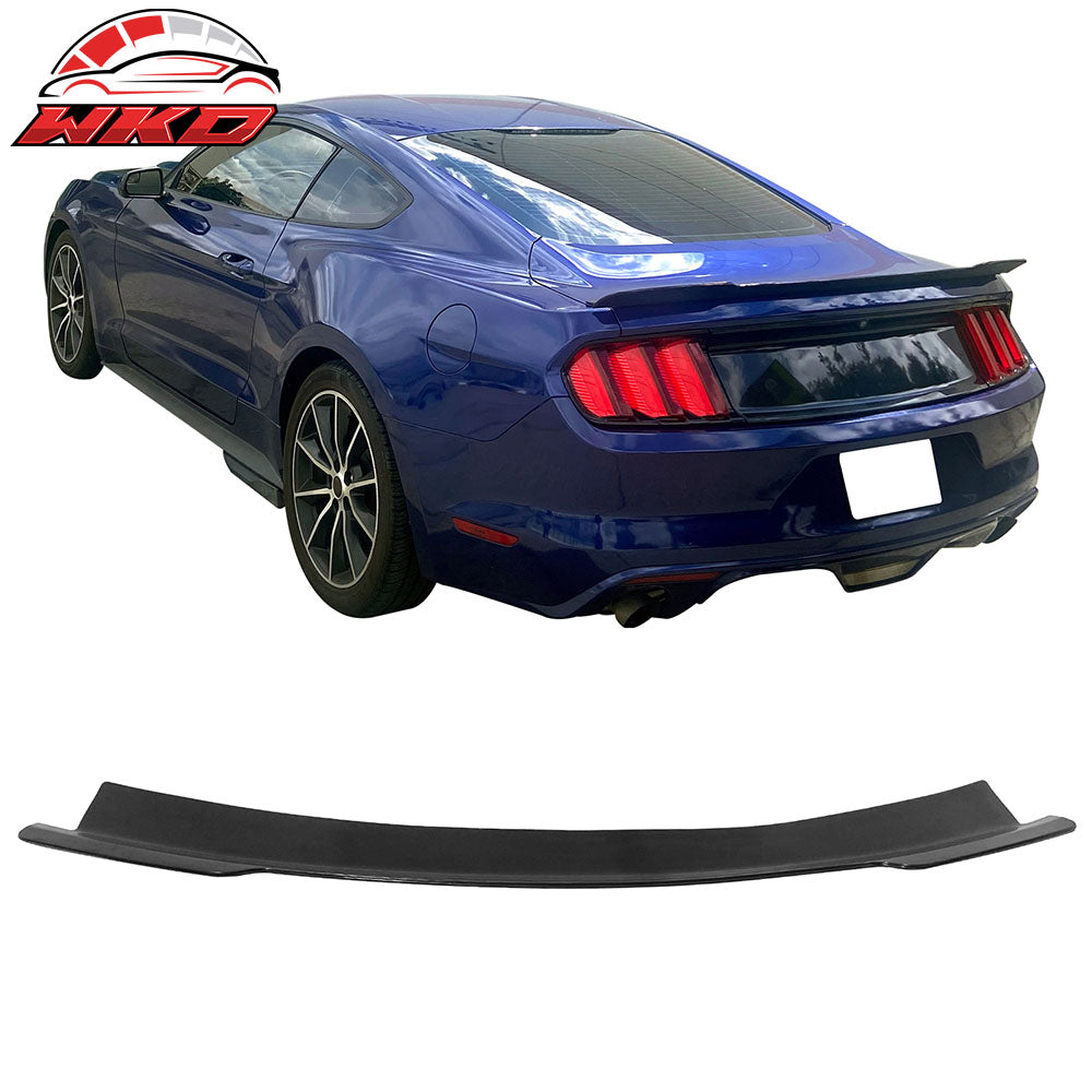 Fits 15-23 Ford Mustang MDA R Style Rear Tail Trunk Spoiler Wing PU - Unpainted