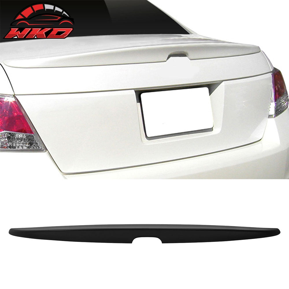 Fits 08-12 Honda Accord Sedan OE Style Rear Tail Trunk Spoiler Wing PU Unpainted