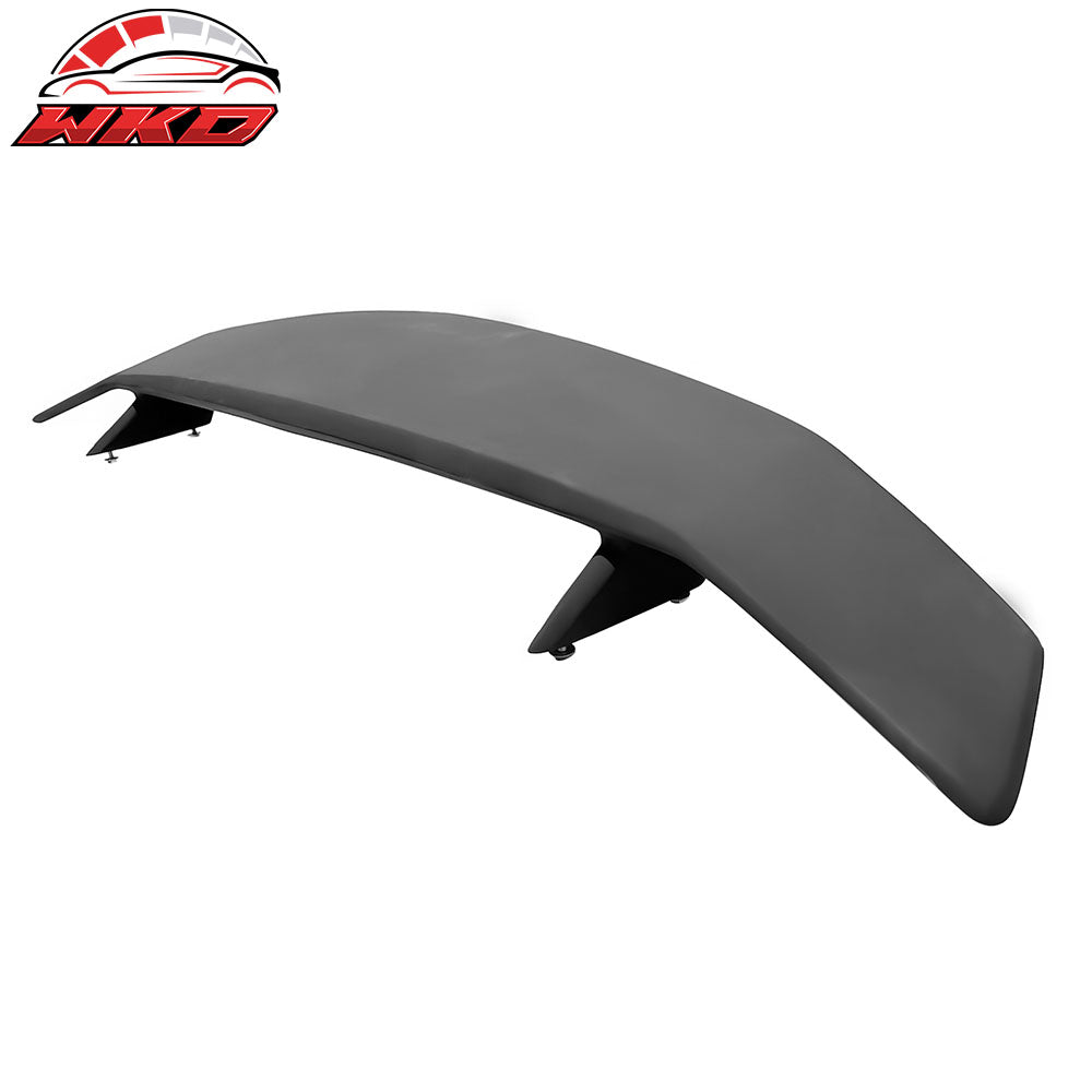 Fits Universal GT Style FRP - Fiberglass Black Rear Trunk Spoiler Tail Wing