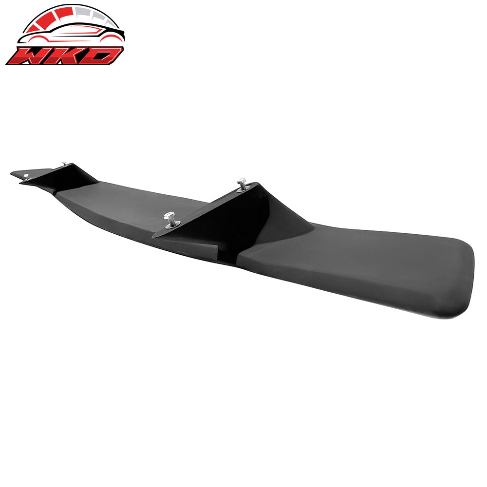 Fits Universal GT Style FRP - Fiberglass Black Rear Trunk Spoiler Tail Wing