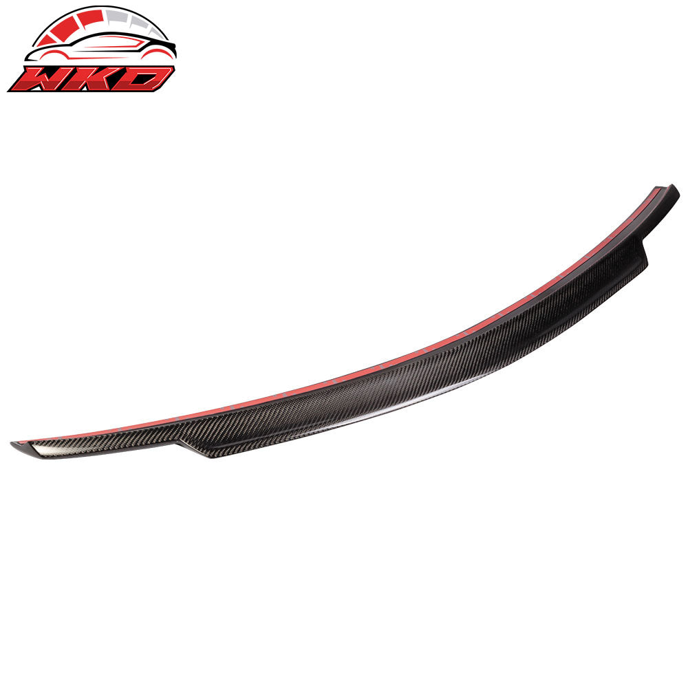 Fits 08-14 Benz C-Class W204 Sedan V Style Carbon Fiber CF Rear Trunk Spoiler