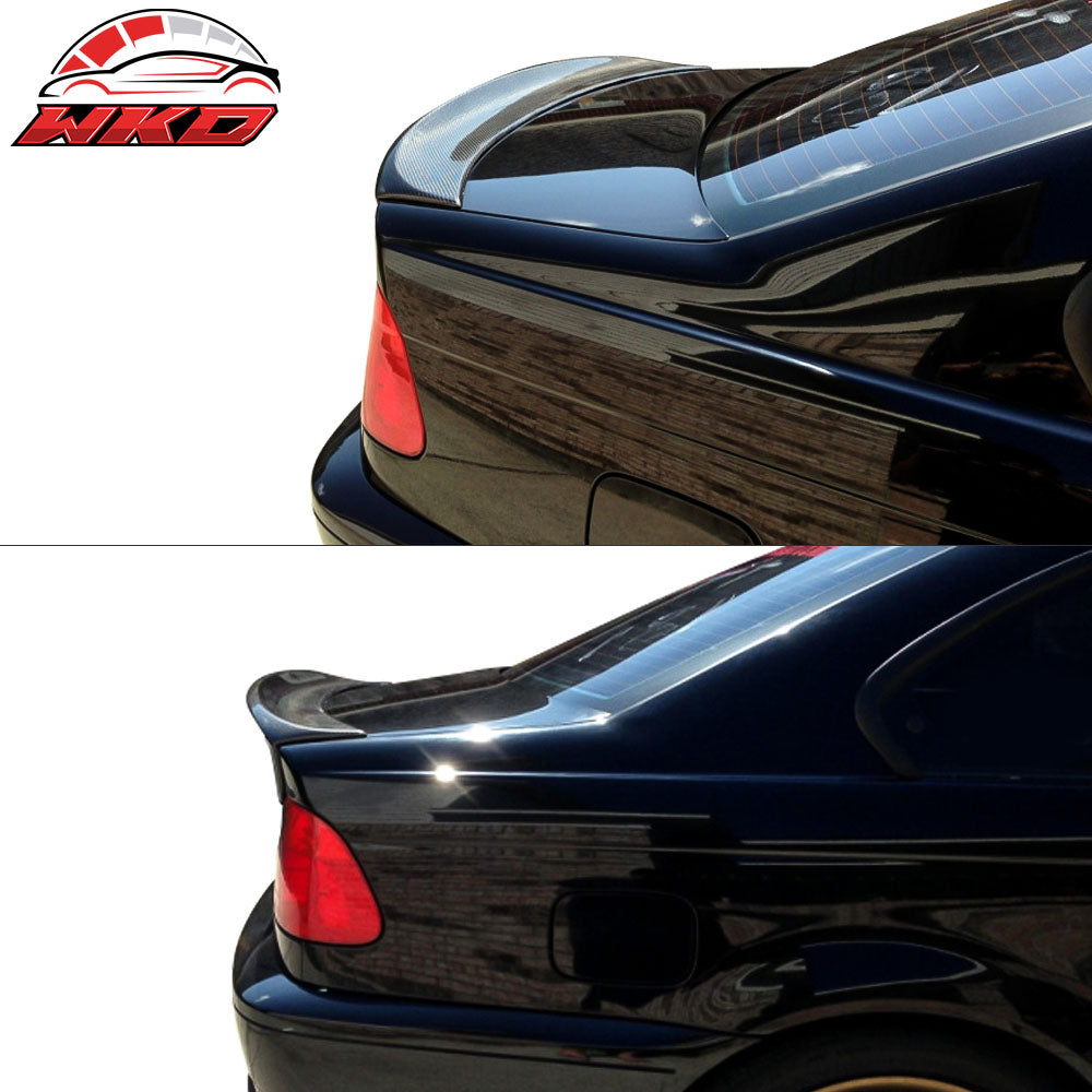 Fits 00-06 BMW E46 3 Series 2Door & M Coupe Trunk Spoiler Wing Carbon Fiber