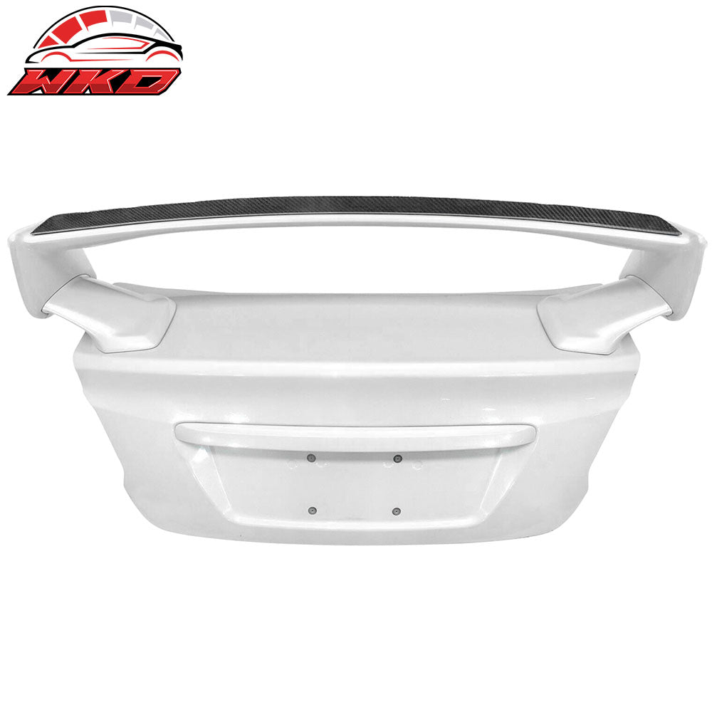 Fits 15-21 WRX STi Top Gurney Flap Add-On Carbon Fiber (CF) Trunk Spoiler Wing