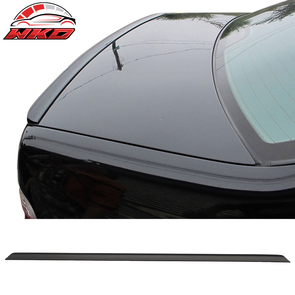 Fits 01-08 Jaguar X Type X400 Unpainted Black Trunk Spoiler Wing - PUF