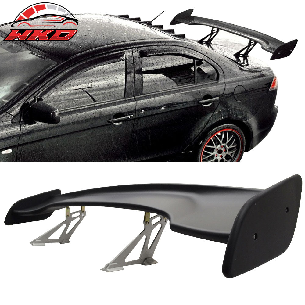 Fit For Nissan 57 Inch ABS Adjustable GT BLK Rear Span Trunk Spoiler Wing Sports