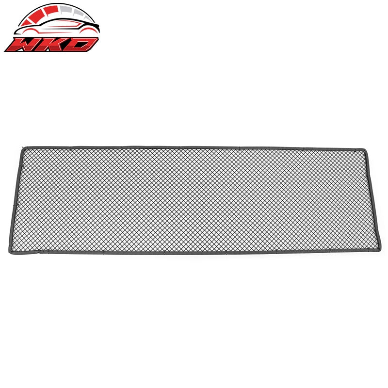 Wholesale Universal 1'X3.3' Sheet Front Grille Black Stainless Steel Woven Mesh Lock Crimp