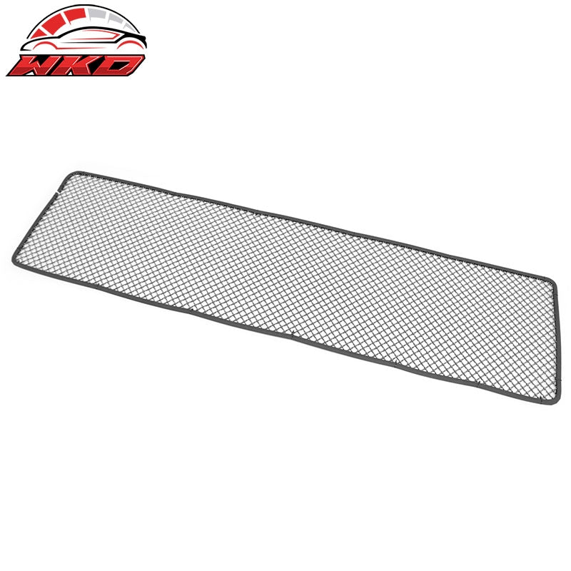 Universal 1'X4' Sheet Front Grille Black + Titanium Mesh Woven Mesh Interchimp