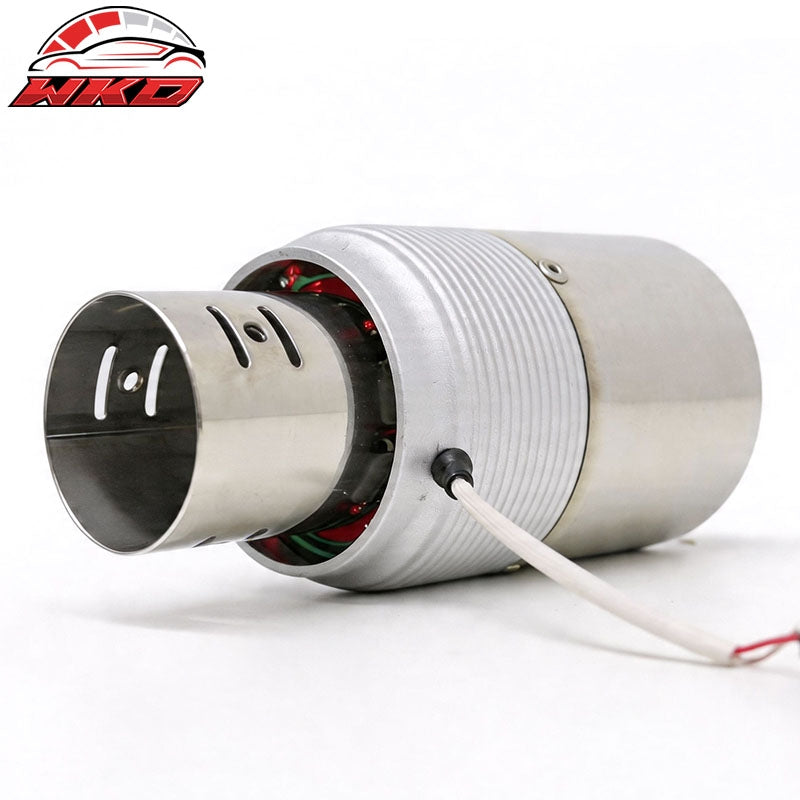 Universal Auto Car Rear Exhaust Pipe Tail Muffler Tip Round Single Outlet Chrome