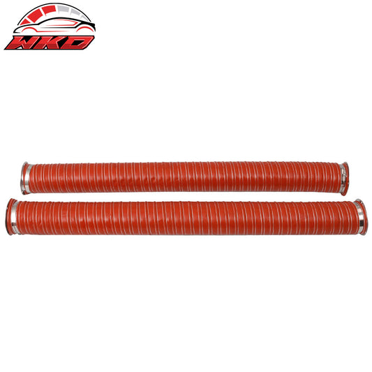 Wholesale Universal Brake Cooling Dual Layer Insulation Hose With Flange 3.5 Inch 2 PC