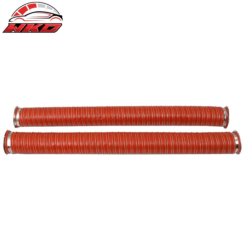 Wholesale Universal Brake Cooling Dual Layer Insulation Hose With Flange 3.5 Inch 2 PC