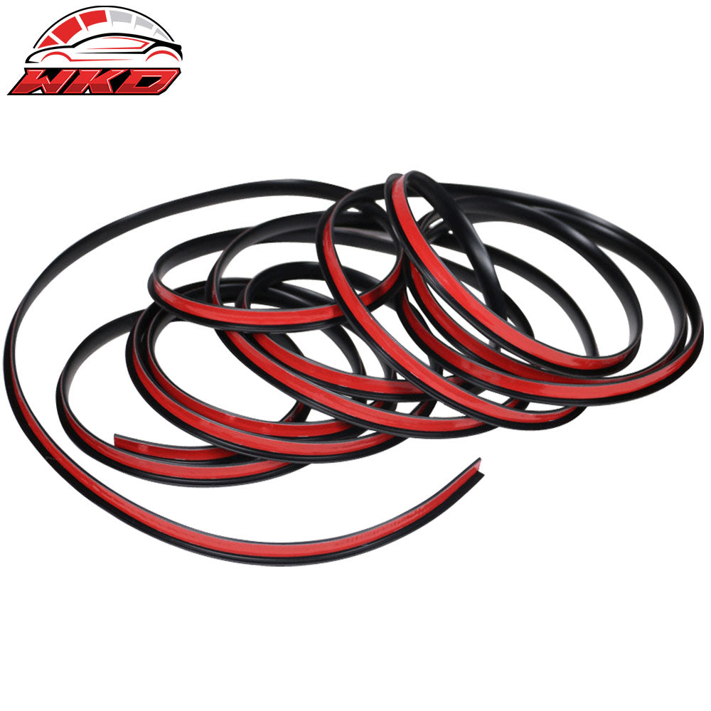 236 Inch PVC Fender Flare Extension Wheel Eyebrow Moulding Trim Protector Lip