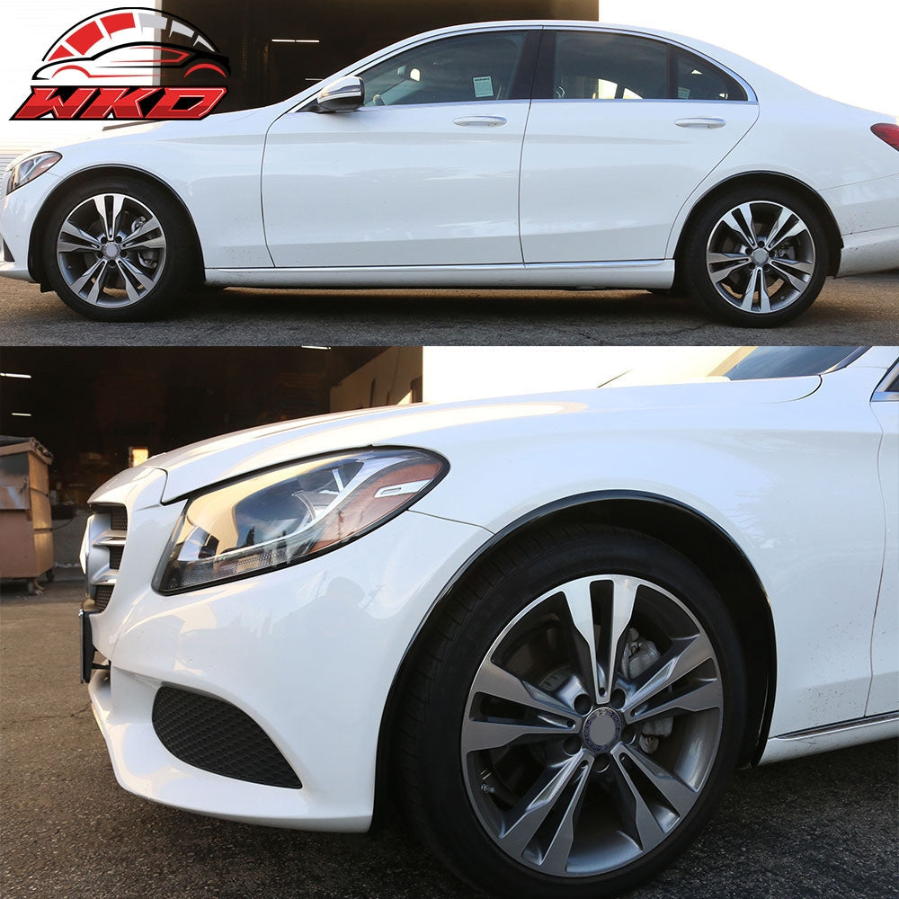 Wholesale Gloss Black 236 Inch Fender Flare Extension Wheel Eyebrow Moulding Trim Lip