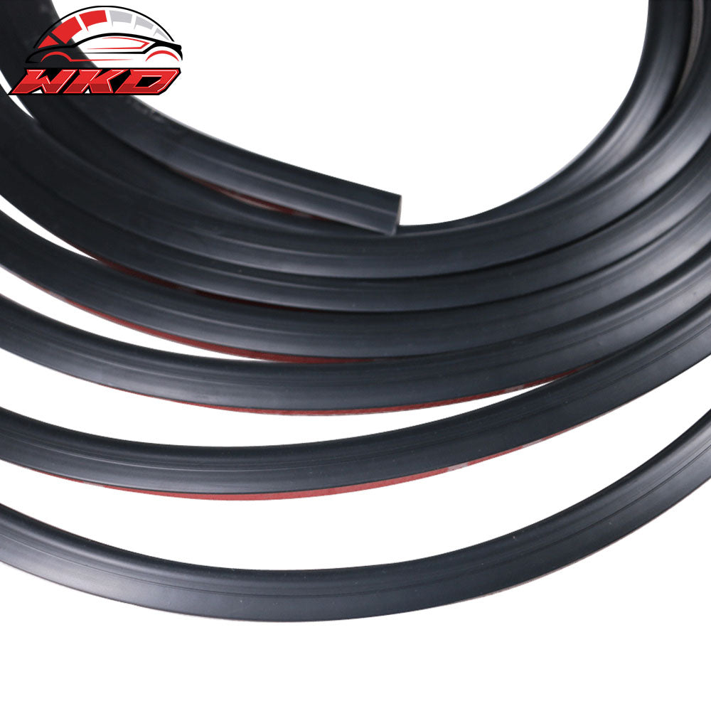 236 Inch Matte Black Fender Flare Wheel Eyebrow Moulding Trim Protector Lip
