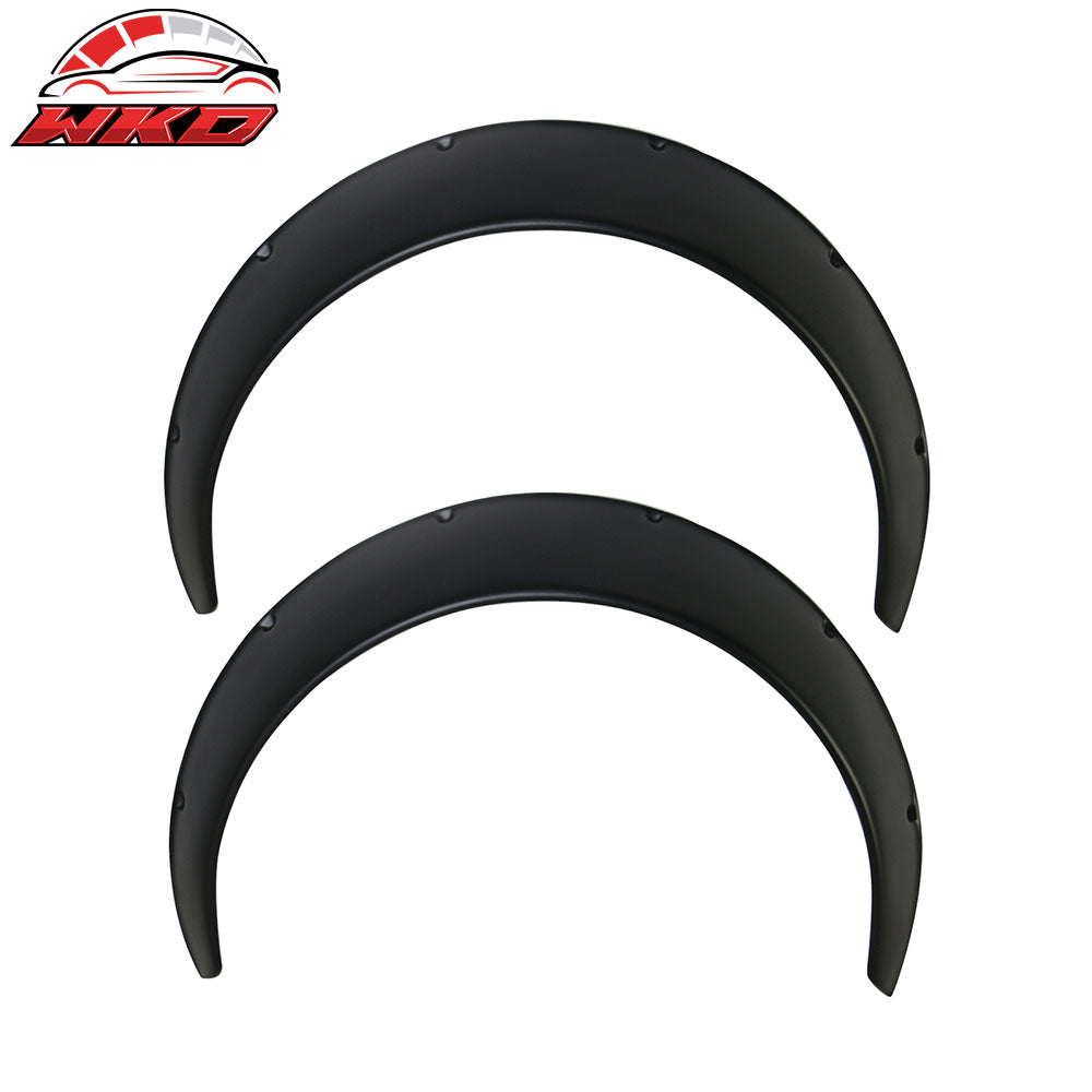 90MM 2x Universal Car Rear Fender Flares Guard Extra Wide Body Wheel Arches