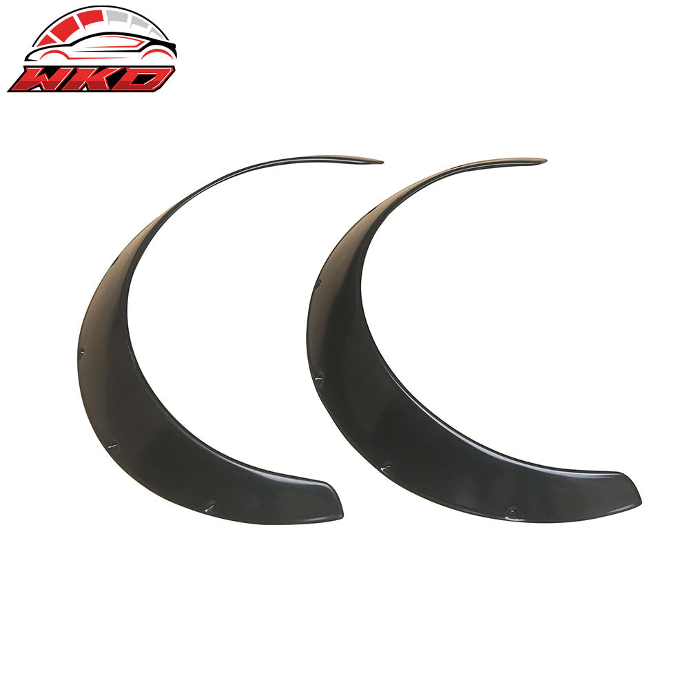 90MM 2x Universal Car Rear Fender Flares Guard Extra Wide Body Wheel Arches