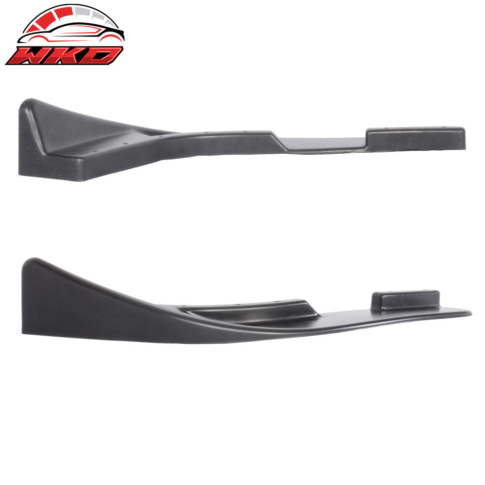 Universal Fit Type 6 Quicklip Front Bumper Lip Splitter 2PC