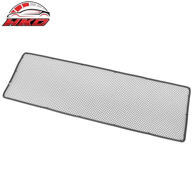 Universal 1'X3.3' Sheet Front Grille Black + Titanium Mesh Woven Mesh Interchimp